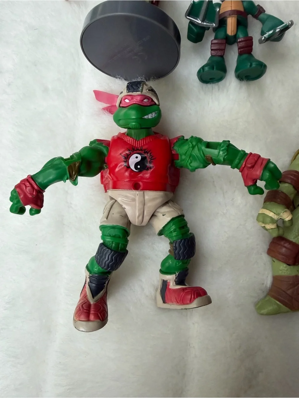 Teenage Mutant Ninja Turtle Lot including Raphael Skateboard 2003